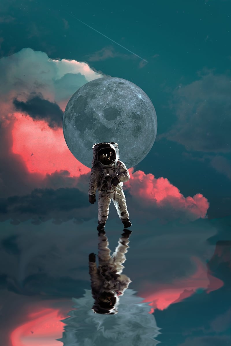Astronaut with Cosmic Helmet